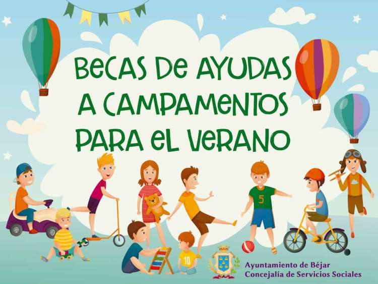 Becas para los campamentos de verano de Béjar