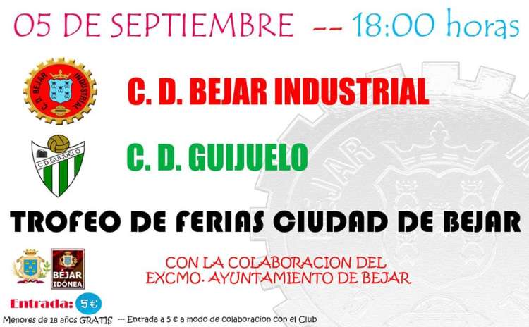 Cartel anunciador del partido