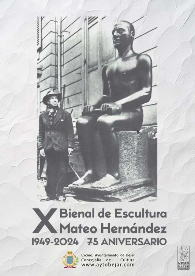 Cartel X Bienal de Escultura "Mateo Hernández"
