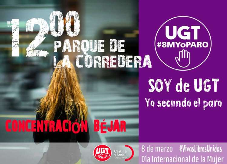 Cartel anunciador del paro en Béjar