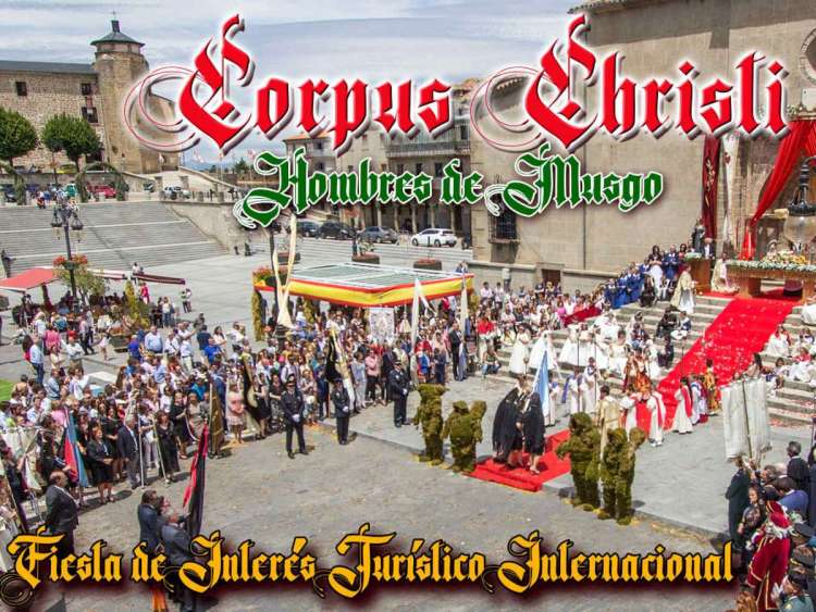 Vista parcial del Cartel anunciador del Corpus Christi bejarano