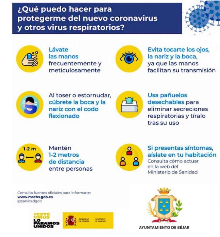 Cartel campaña COVID 19 Béjar