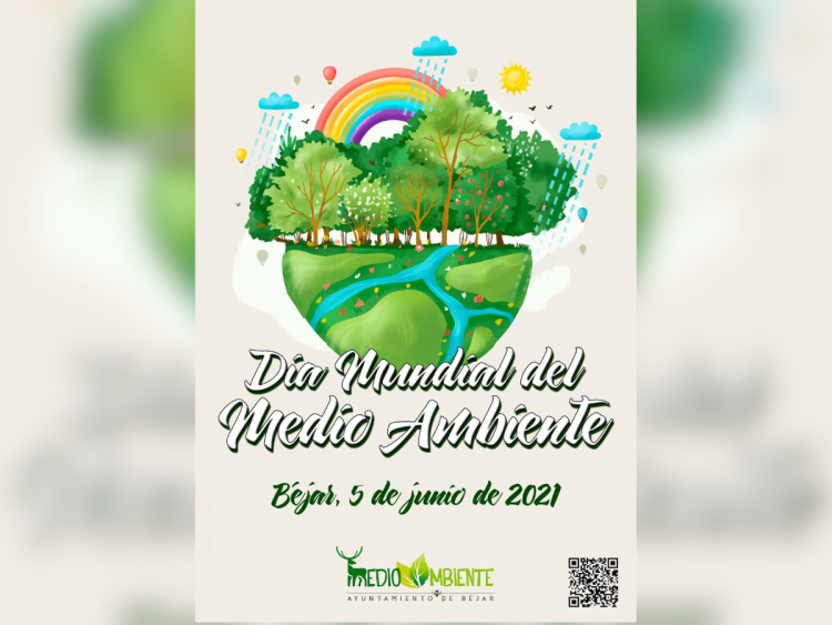Cartel del Día Internacional del Medio Ambiente en Béjar