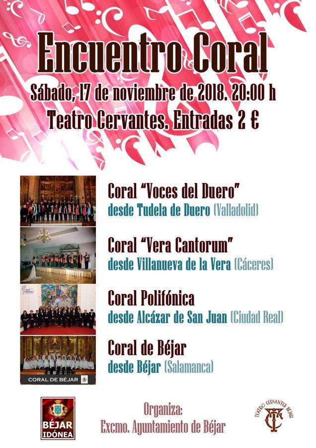 Cartel Encuentro de corales