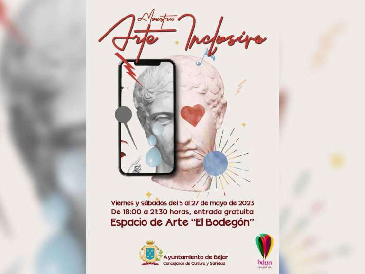 Cartel anunciador de la segunda muestra de arte El Bodegón