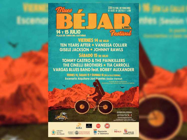 Cartel festival Internacional de Blues de Béjar 2023