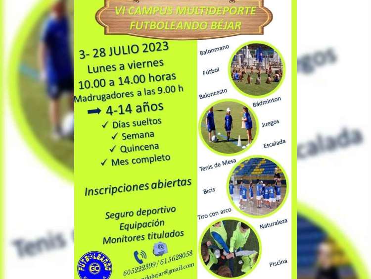 Cartel Futboleando Béjar