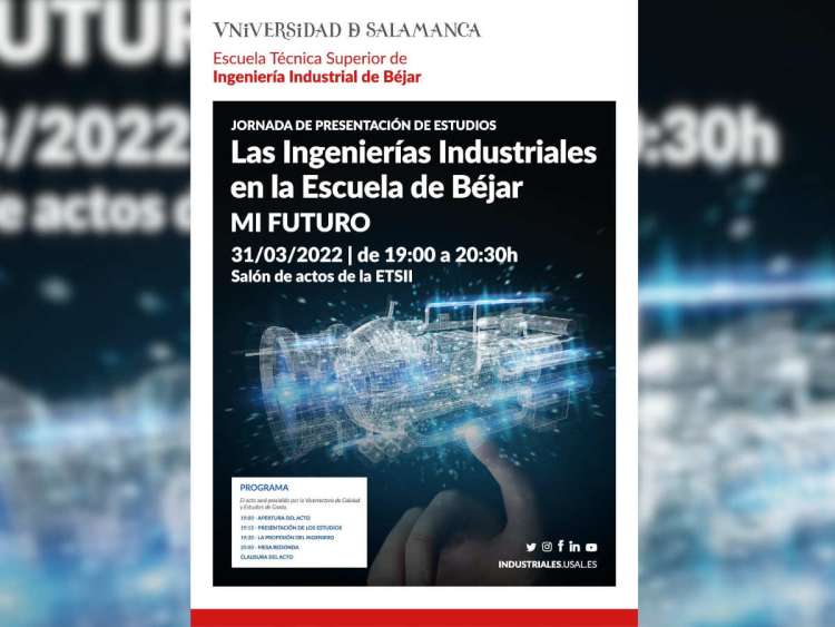 Presentación de estudios en la escuela de ingenieros de Béjar