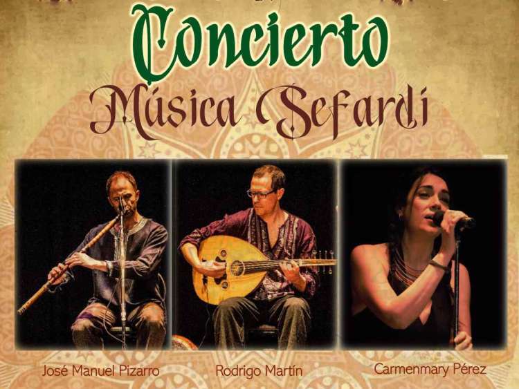 Vista parcial del cartel de Música Sefardí en Béjar