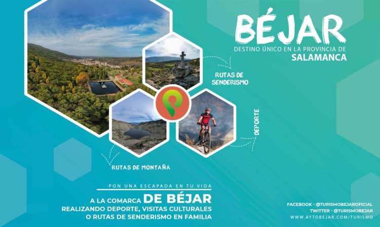 Cartel promocional turístico imagen de Béjar en INTUR