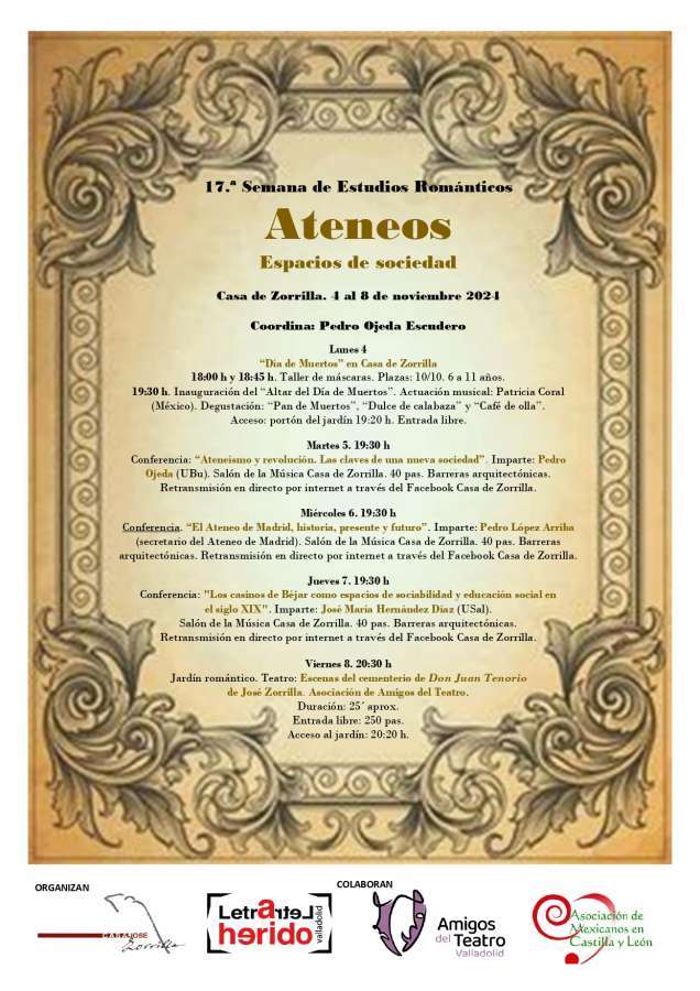 Cartel XVII Semana de Estudios Románticos