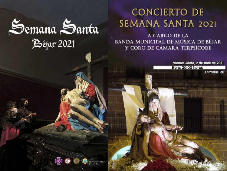 Carteles de Semana Santa y Concierto de Semana Santa 2021