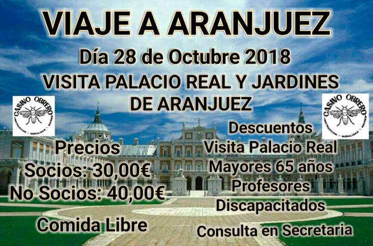 Cartel anunciador de la actividad