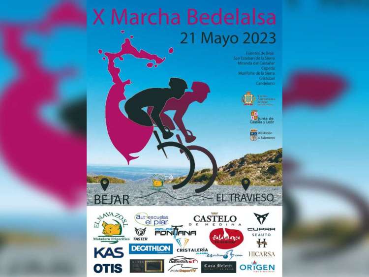 Cartel anunciador de la X Marcha Ciclista Bedelalsa