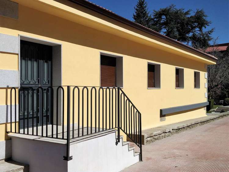 Casa del estudiante, ubicada en el parque municipal
