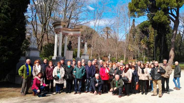 Foto del grupo de la actividad cultural del Casino Obrero en Madrid
