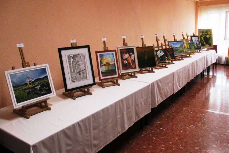 Cuadros pertenecientes a la exposición
