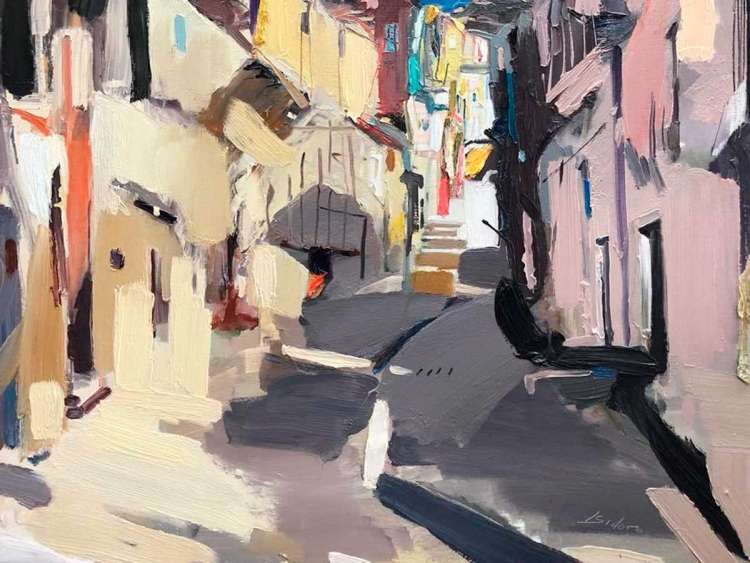 Certamen de Pintura Rápida en Mogarraz