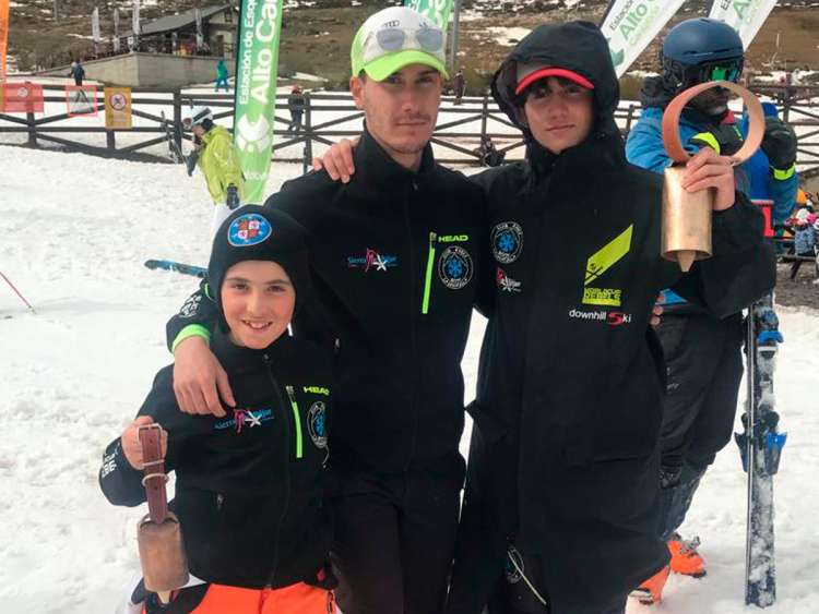 Juan Matas y Alejandro Sánchez en Alto Campoo