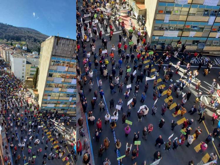 La perspectiva muestra la separacion de seguridad entre asistentes. Imagen facilitada por la plataforma