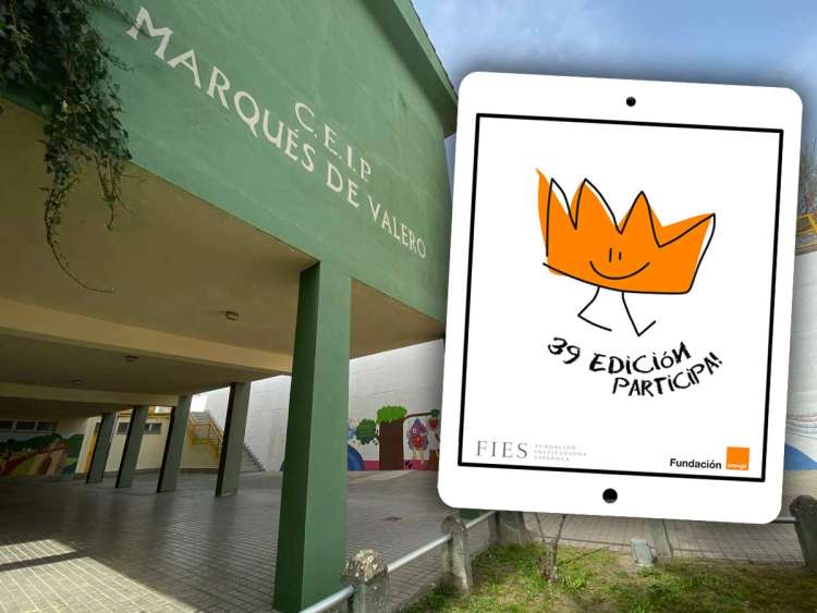 Composición. Colegios Marques de Valero y Logo del concurso ¿Qué es un rey para tí?