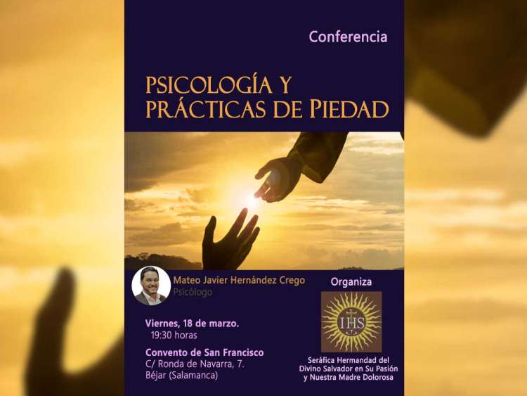 Cartel conferencia en Béjar