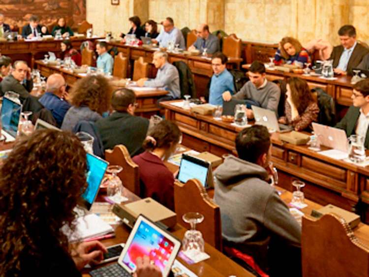 Sesion consejo de gobierno . Imagen USAL