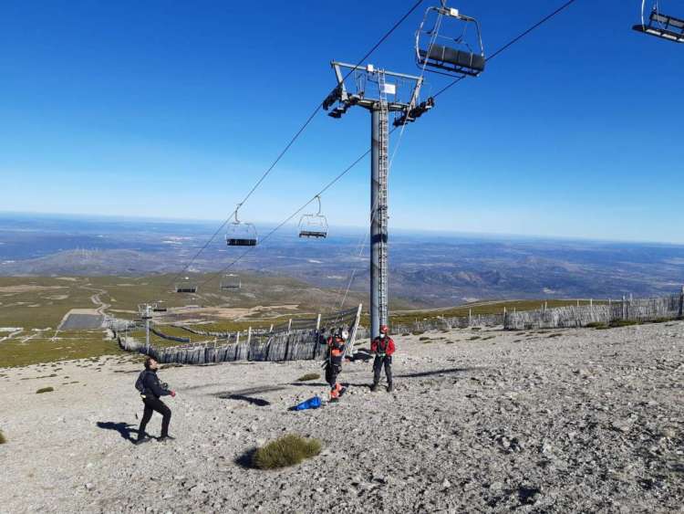 Trabajos estación de esquí La Covatilla