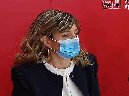 Cristina López, Secretaria de Educación del PSOE, Salamanca