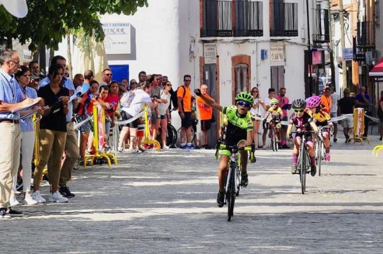 David Martín entrando en meta