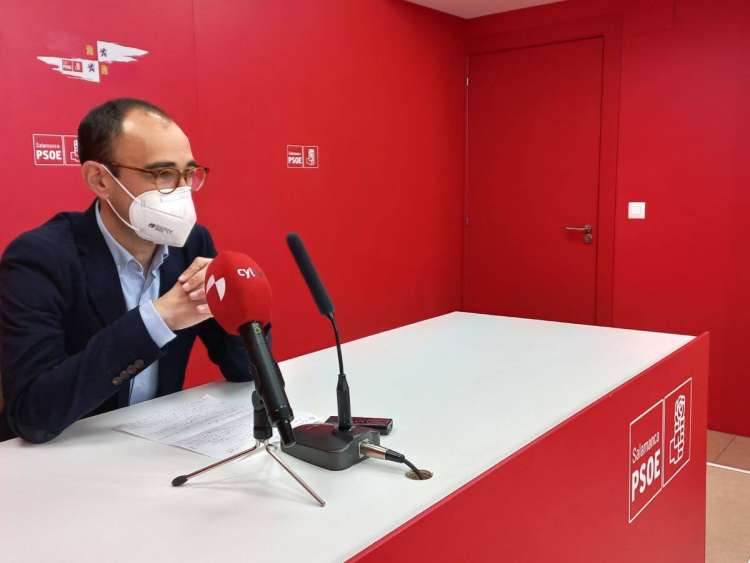 David Serrada en rueda de prensa