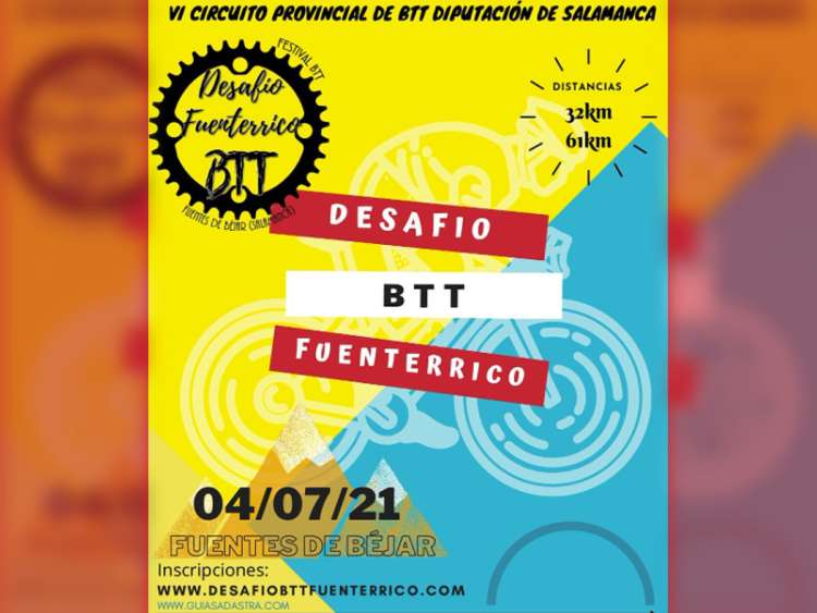 Cartel del I Desafío BTT Fuenterrico