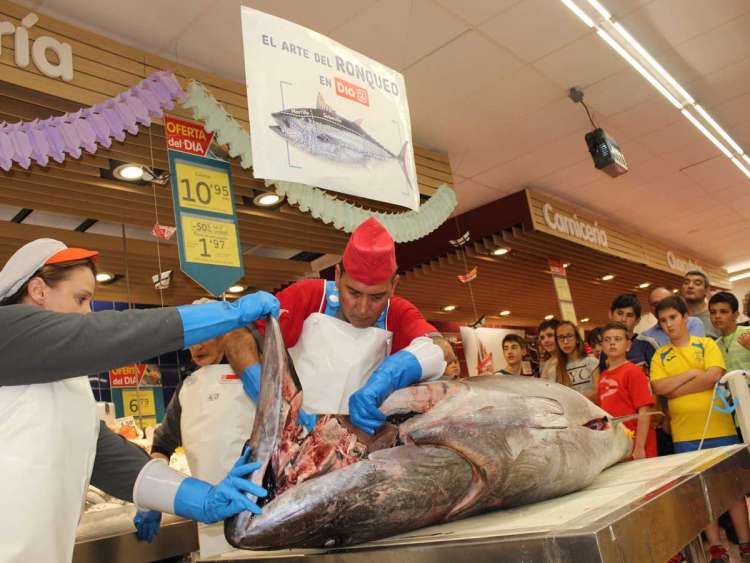 Ronqueo de atún rojo en DIA