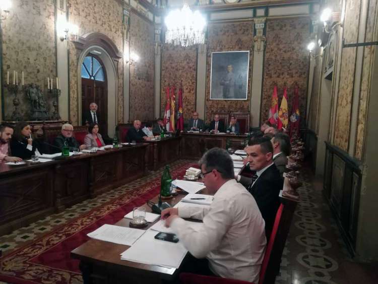 Pleno de la Diputación de Salamanca celebrado este viernes