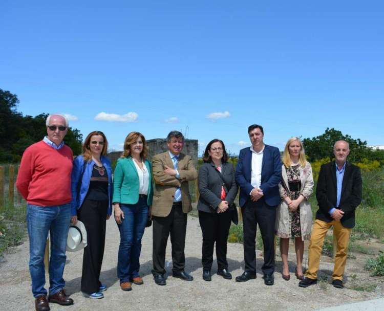 Diputados nacionales del PP visitan el camino natural en Béjar