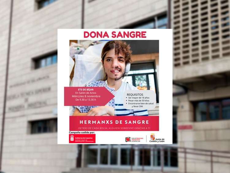 Cartel Jornada de Donación de Sangre en Béjar