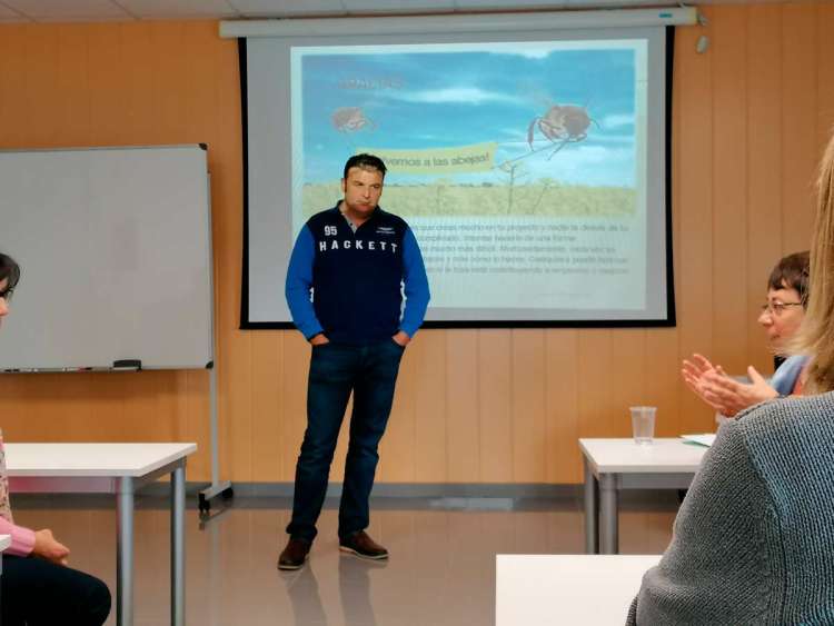 Ponente durante las jornadas