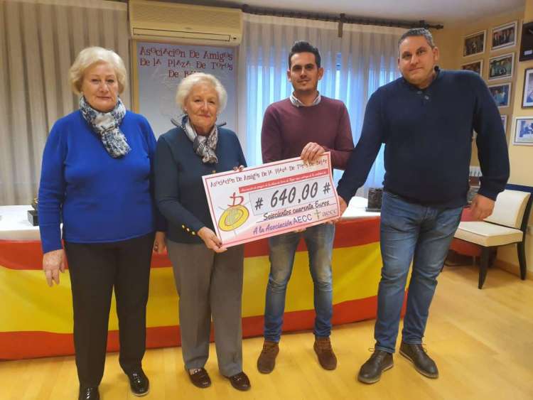 Entrega de la recauda ción a la AECC