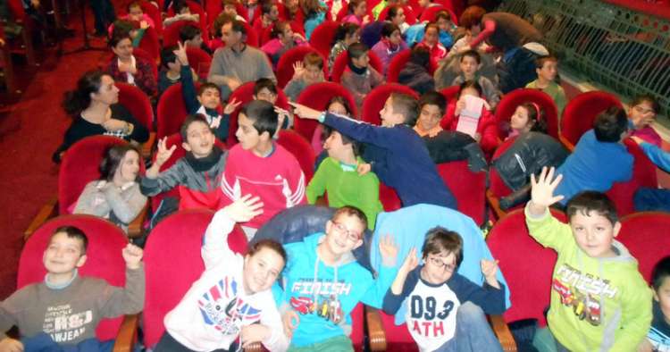 Escolares en el Teatro Cervantes