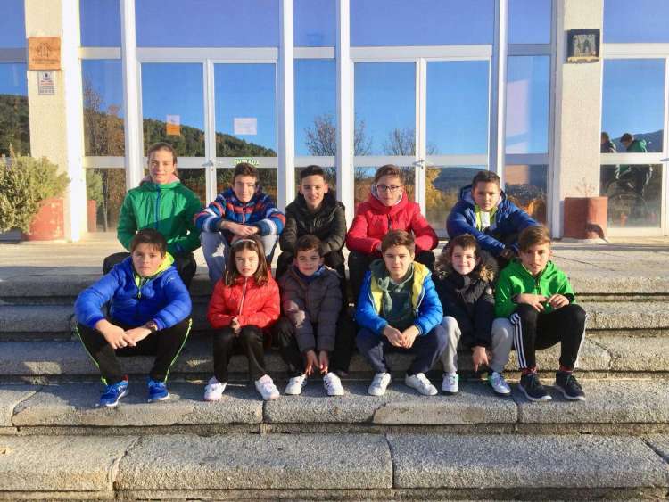 Integrantes de la Escuela de Ciclismo Bejarana