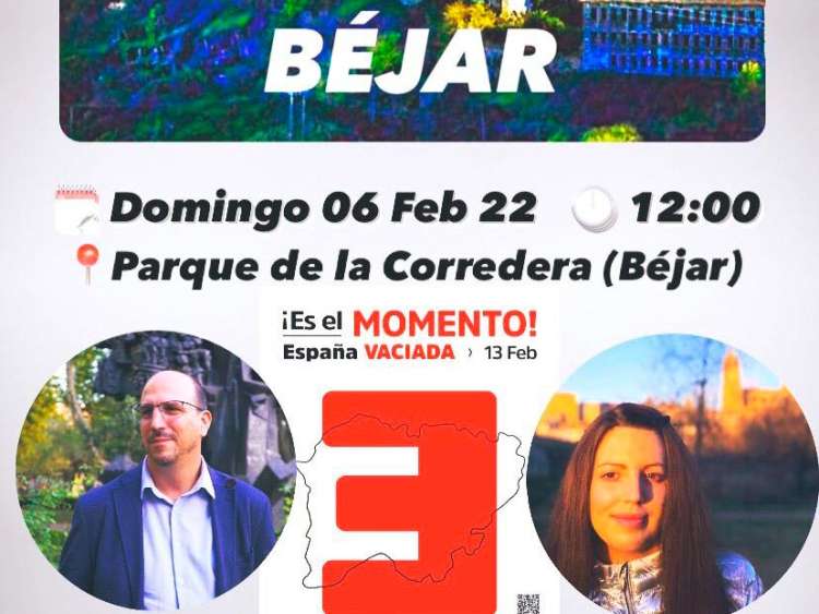 Cartel España Vaciada en Béjar