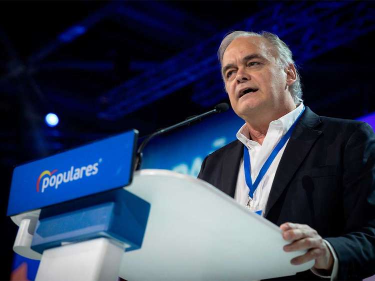 Esteban González Pons durante un mitin