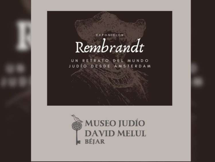 Cartel sobre la exposición del Museo Judío de Béjar sobre Rembrandt