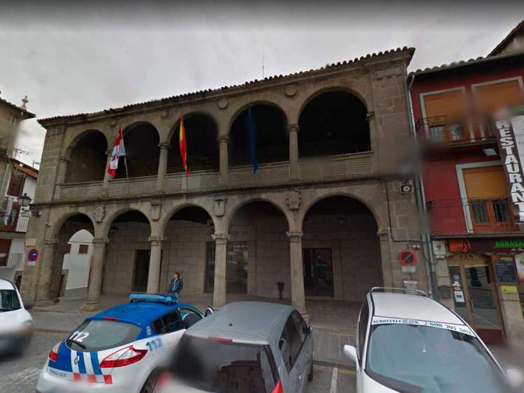 Fachada Ayuntamiento de Béjar, Imagen G.Maps