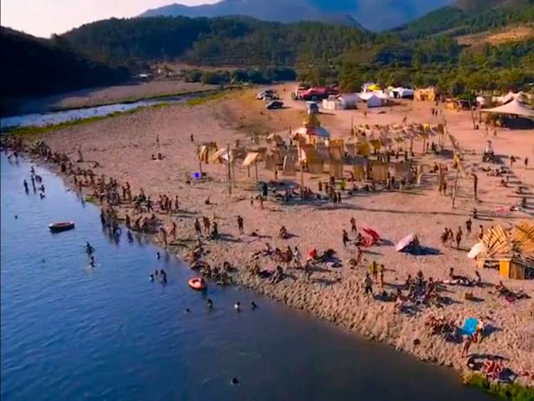 Vista aérea captura video oficial promocional