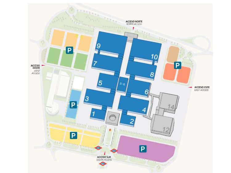 Plano de stands de FITUR