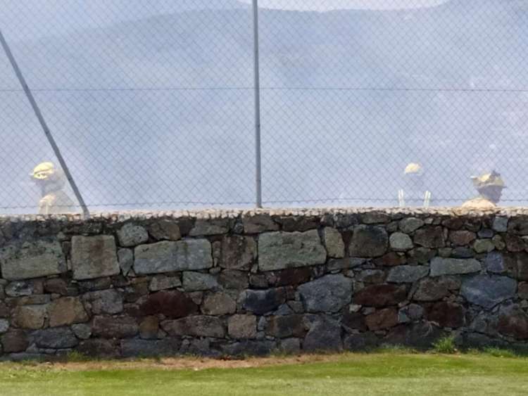 Unidades de las brigadas forestales en La Cerrallana