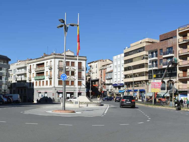 Estado actual de la fuente de La Corredera