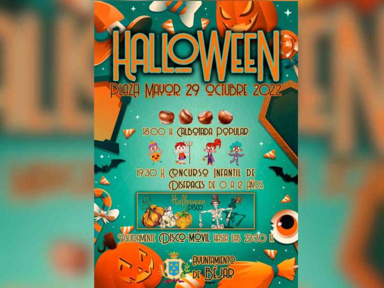 Cartel con las actividades del próximo 29 de octubre