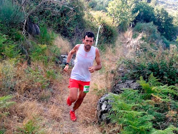 Miguel Heras durante la carrera